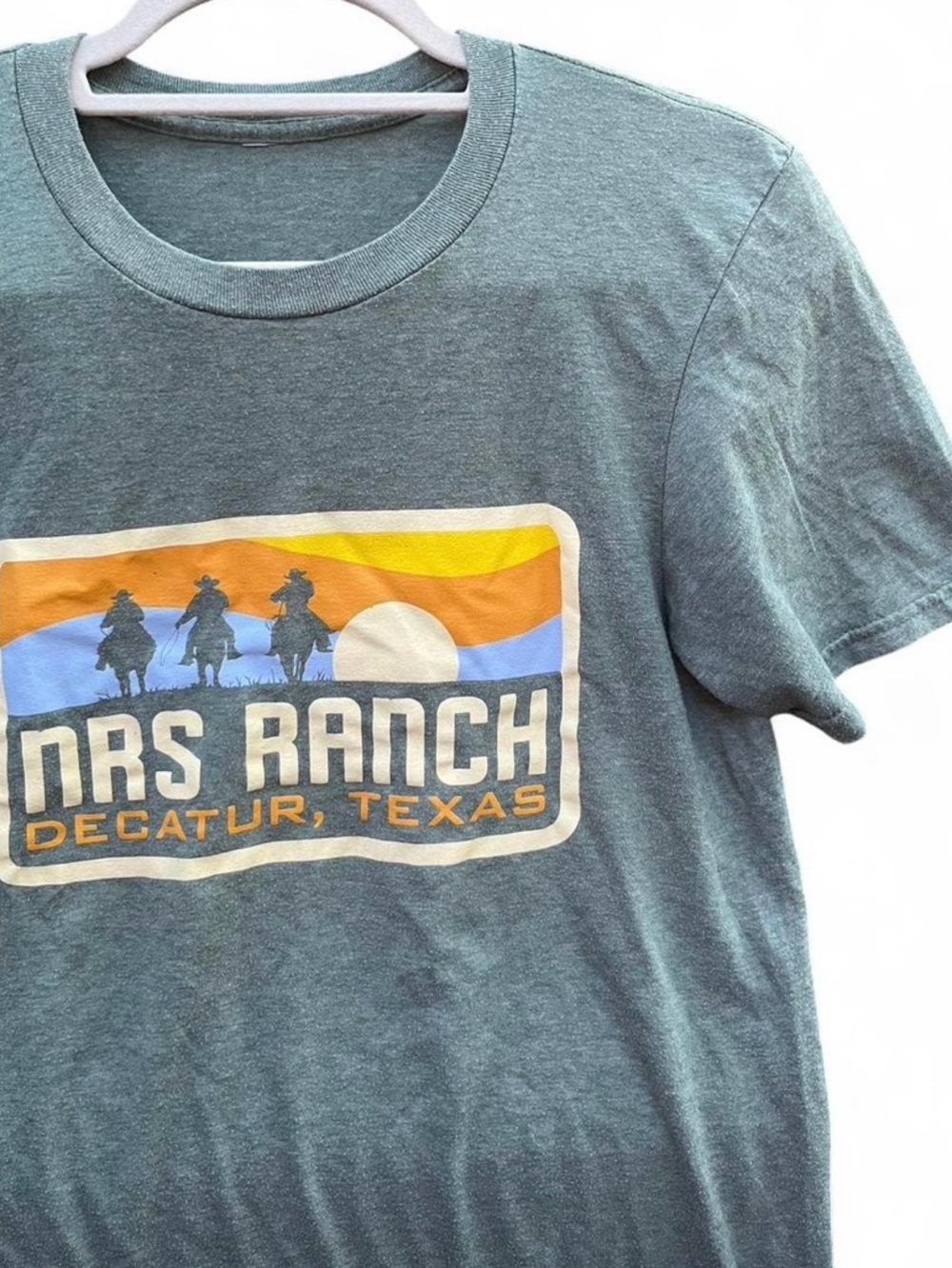Decatur Texas NRS Ranch Graphic Tee - Soft Blue - Picture 3 of 4